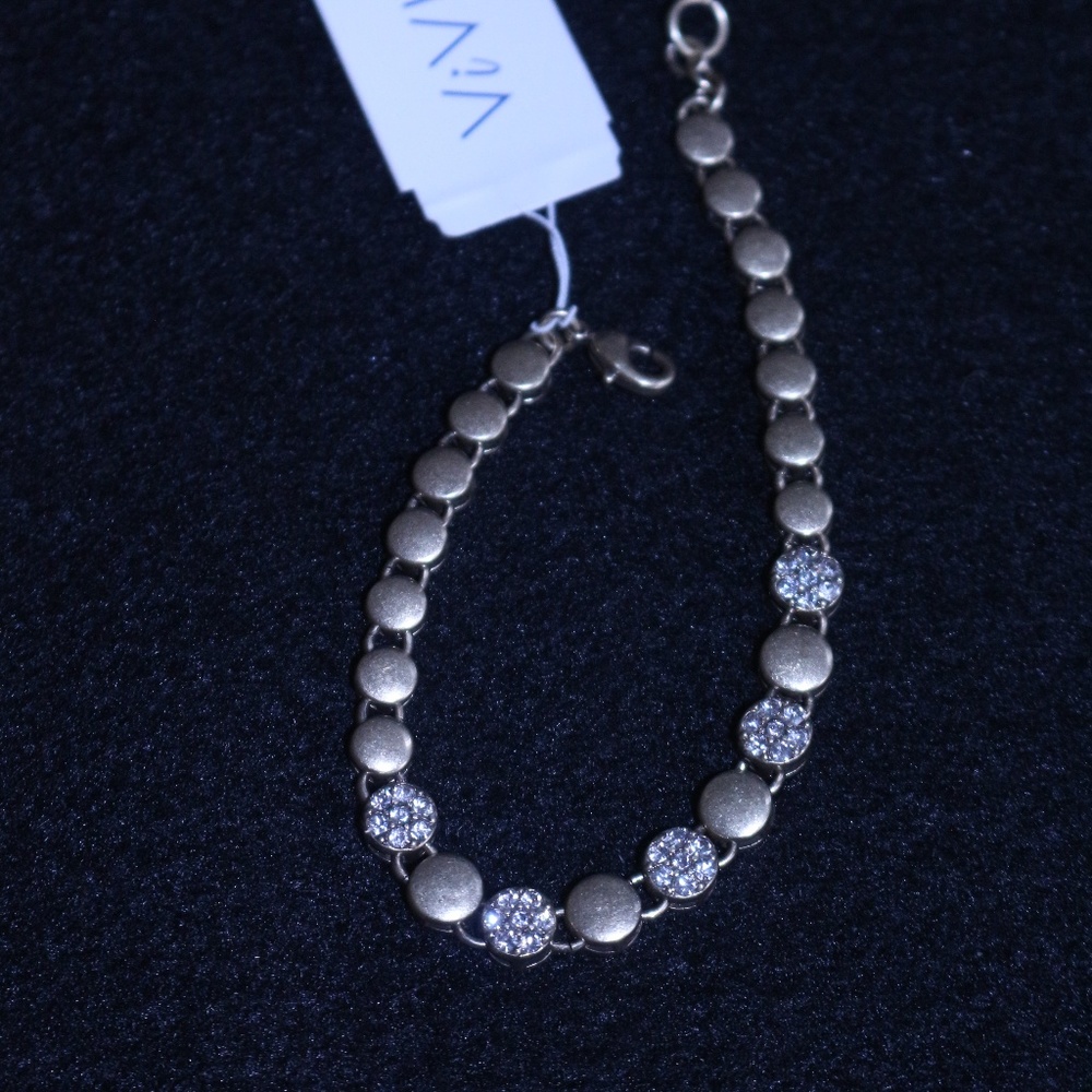 Small Circle Bling 8" Bracelet